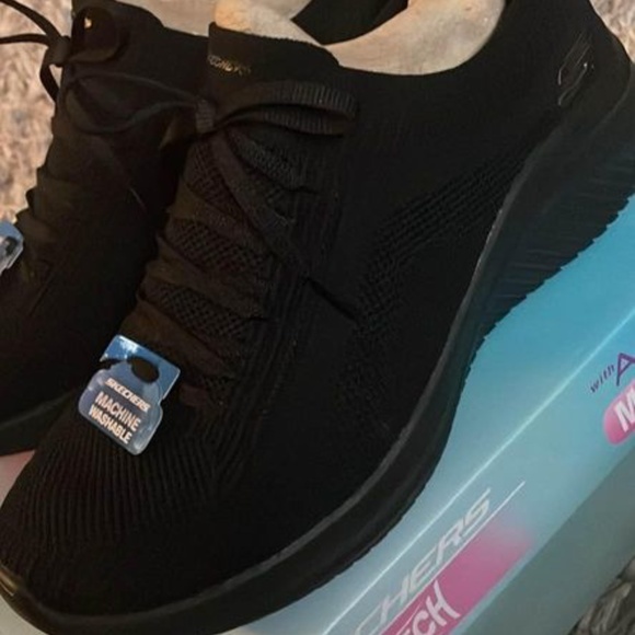 BRAND NEW women skechers ultra flex light weight black shoes size US 10 - Picture 5 of 8